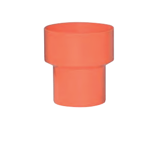 Orange concentric conical reduction