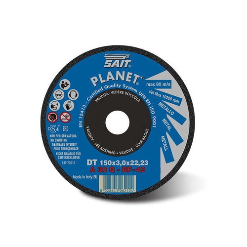 Planet depressed center cutting wheel - DT A 30Q 230X3,2X22,23