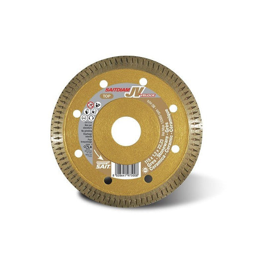 Saitdiam diamond cutting disc - JV continuous crown 115X1.2X22.2